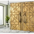 thumbnail image 5 of Ambesonne Moroccan Shower Curtain, Marrakesh Royal Palace, 69"Wx84"L, Pale Brown, 5 of 5