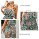thumbnail image 5 of Pantalones Cortos Sin Tirantes De Verano Monos Mono Informal para Mujer Mono con Hombros Descubiertos para Vacaciones S Verde, 5 of 6