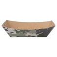thumbnail image 5 of Bio Tek 4 oz Camouflage Paper #25 Food Tray / Boat - 3" x 2" x 1" - 50 count box, 5 of 11