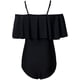 thumbnail image 2 of Traje de baño de maternidad Bikinis para mujer Tankini Trajes de baño de verano Embarazo Ropa de playa Negro (L oso de fresa  vestir, 2 of 5