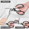 thumbnail image 2 of Kitchen Shears 2Pcs 5-Blade Herb Scissors Set Stainless Steel Heavy Duty Chicken Bone Cutting Shears Sharp Utility Scissors Meat Scissors Poultry Shears Food Cooking Scissors for Home, 2 of 11