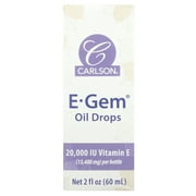 Carlson E-Gem Oil Drops, 2 fl oz (60 ml)