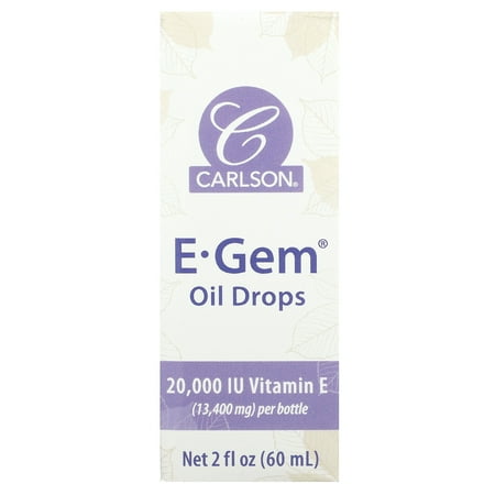 Carlson Laboratories Oil Drops E-Gem 2 fl oz Liquid