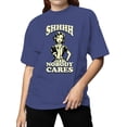 thumbnail image 2 of Shhh Nobody Cares Retro Graphic Women's T-shirt, 2 of 3