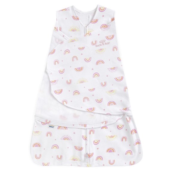 Couverture à Emmailloter HALO® SleepSack® - Coton - Sunshine Rainbows PT