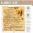 thumbnail image 5 of to My Mom Blanket, Gifts for Mom Birthday Gifts Mother Blankets from Daughter Son Christmas Soft Fleece Blanket I Love You Mom Blanket for Bedding Sofa and Travel 50x60 Inch, 5 of 5