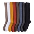 thumbnail image 4 of Calcetines largos de tubo hasta la pantorrilla, calcetines de tubo finos de primavera y otoño, calcetines de uniforme de estilo japonés para niños, medias vintage de color sólido, 4 of 4