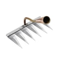 thumbnail image 1 of Mistaha Copper Plating Hoe Rake with High Hardness Tines and Multiple Rivets Reinforcement for Easy Soil Turning and Hoeing, Optional 4T/5T/6T/7T Types, 1 of 6