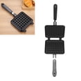 thumbnail image 3 of Non Stick Aluminum Alloy Waffle Maker Pan for Household Kitchen Gas Cooking Baking Tool, 3 of 7