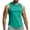 🔥 Blue, variant on Undershirts for Men Pack Summer Sleeveless Crew Neck Mens Workout Tank Tops Solid Color Relaxed Fit Oversized Athletic Men's Clothing Hawaiian for Summer Beach Days Gray M