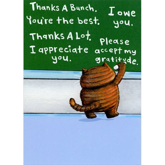 RSVP Cat At Chalkboard Administrative Professional's Day Card