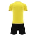 thumbnail image 5 of Xyant Boys Athletic Short Sleeve T Shirts Kids Quick Dry Sports Performance Tees Tops (Yellow,9-10 Years), 5 of 6