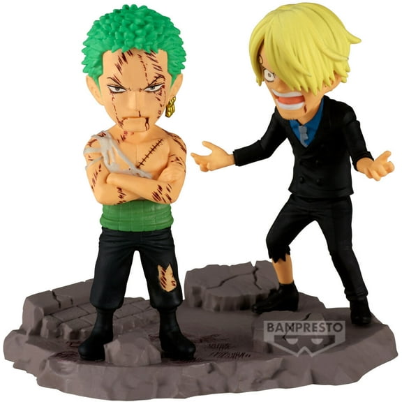 Banpresto - One Piece - World Collectable Figure: Log Stories - Roronoa Zoro & Sanji "...NOTHING...AT ALL!!!!"