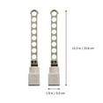 thumbnail image 4 of Multi Purpose Hangers Clotheshorse Foldable Laundry Drying Mounted Coat Travel 2 Pcs, 4 of 6