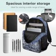 thumbnail image 5 of Aplkyhs Moon Wolf School Backpack for Age 6-18 Large Capacity Ergonomic Padded Adjustable Straps School Bag for Boys Girls K-12 Students Back to School Gift Daily Use, 5 of 7