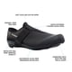thumbnail image 2 of Zapatilla de ciclismo SHIMANO SH-RP101 negra EU 47, 2 of 5