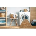 thumbnail image 2 of Ahgly Company Machine Washable Indoor Round Contemporary Pumpkin Orange Area Rugs, 7' Round, 2 of 7