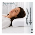 thumbnail image 4 of Set X2 Almohadas Memory Foam Gel Comoda Suave Ergonomica blanco, 4 of 4