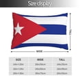 thumbnail image 2 of Cuban Flag Throw Pillow Cushion Cover Decorative Rectangle Pillow Case 20"x30", 2 of 7