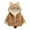 Coffee, variant on WOYY Winter Toddler Girls Coat Thickened Warm Soft Jacket Outerwear for Kids, Sizes 3-4T