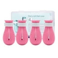 thumbnail image 1 of Greeniant 4 piezas de zapatos antiarañazos para mascotas, portátil, ajustable, Universal, Color sólido, a prueba de arañazos, Protector de botas para Ropa para mascotas Rosado Greeniant  PT004375-01, 1 of 6