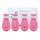 thumbnail image 5 of Billuyoard 4 piezas TPE Pet Anti Scratch Shoe portátil reutilizable transpirable Universal Cute limpieza Nail Trimming Boot Protector rosa Rosado 2piezas, 5 of 6