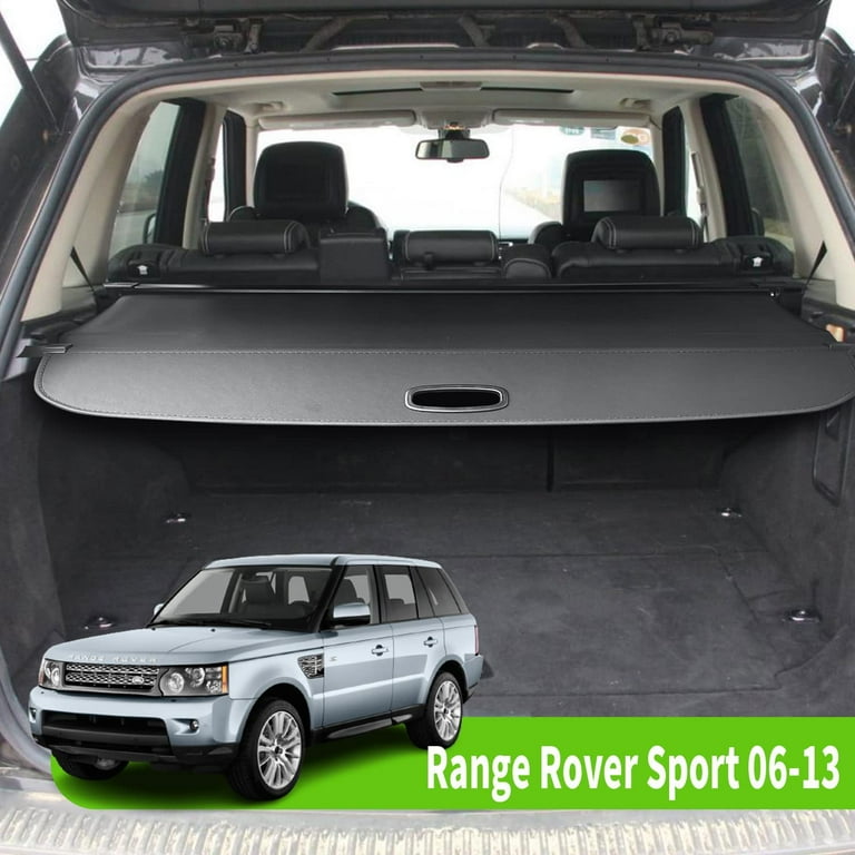 Fit 2006 2013 Range Rover Sport Black Retracatble Cargo Cover for 2006 2007 2008 2009 2010 2011 2012 2013 Land Rover Range Rover Sport SUV Rear Trunk