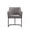 Grey, variant on Manhattan Comfort Serena Dining Armchair with Steel Frame in Gray