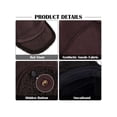 thumbnail image 6 of Deago Men’s Winter Baseball Cap with Ear Flaps Dad Caps Fleece Lined Warm Trooper Trapper Hunting Hat for Cold Weather (Coffee), 6 of 9