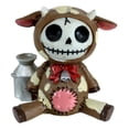 thumbnail image 2 of Ebros Furrybones Brown Moo Moo Bovine Cow With Milk Jug Voodoo Skeleton Figurine, 2 of 5