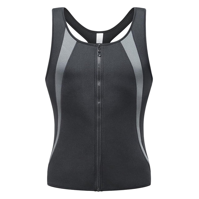 stanreset Men Waist Trainer Vest Hot Neoprene Corset Compressing Body Tank Top No.2