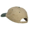 thumbnail image 3 of Mini Bus Embroidered Two Tone Washed Cap - Khaki Green OSFM, 3 of 5