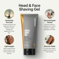 thumbnail image 2 of Gel de afeitar MANSCAPED® Power para cabeza y rostro masculino, 180 ml, 2 of 9