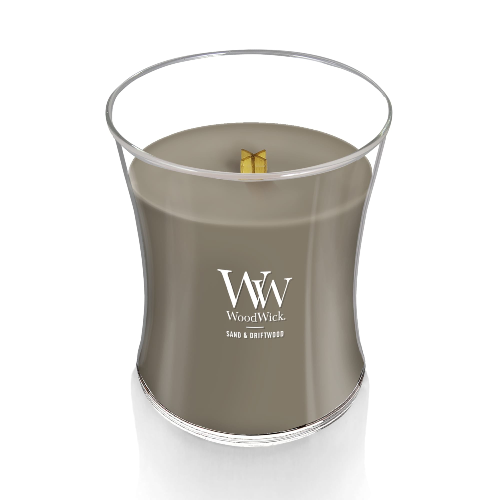 WoodWick Sand & Driftwood Medium Hourglass Candle