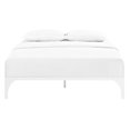 thumbnail image 3 of Hawthorne Collection Full Platform Bed in White, 3 of 5