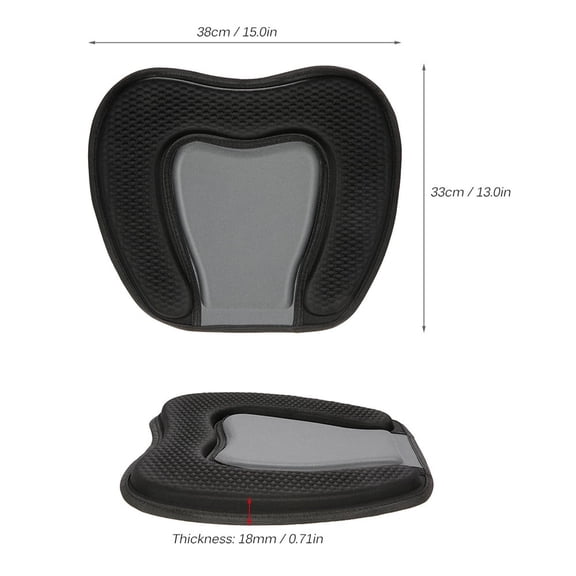 Kayak Fishing Seat Cushion Boat Compression Seat Cushion With Backrest Cruise Accessory (Purple, 38*1*35cm)