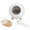 White, variant on BIMZUC Cute Cat Night Light Little Pet House LED Atmosphere Lamp, Dimmable Portable Bedroom Lighting with Wooden Base, 1200mAh USB Rechargeable (5.6 inches / 14.3 cm, White)
