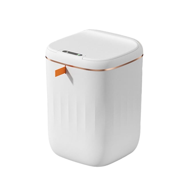 Cubo de basura automático, botes de basura para baño con tapas, inodoro que ahorra espacio, cubo de basura eléctrico para sala de estar, cocina y baño 22L. mayimx bote de basura de cocina