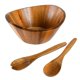 thumbnail image 1 of Juego de ensaladeras Gibson Home Sherwood, madera de acacia, 30 litros, 1 of 7