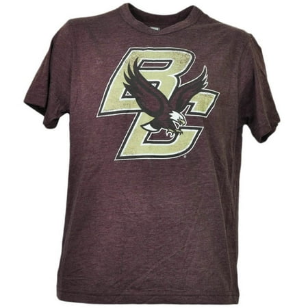 Boston College Eagles Authentic Basketball - NCAA Boston College Eagles Distressed Logo Mens Tshirt Tee Short Sleeve XLarge