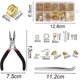 thumbnail image 2 of Kit para hacer joyas, 800 piezas, kit para hacer joyas, kit para hacer pendientes, joyería, 2 of 5