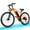 Orange, variant on Adults Electric Mountain Bike, 48V10.4Ah Removable Battery Lightweight Ebike, 500W 28MPH Brushless Motor, 27.5" Tire Step Over E-MTB, with Fender & Rear Rack Black E Bicycle