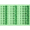 thumbnail image 1 of Ahgly Company Machine Washable Indoor Rectangle Transitional Green Area Rugs, 2' x 3', 1 of 7