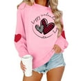 thumbnail image 5 of Royisotas Womens Valentines Sweatshirt,Plus Size Sweatshirts for Women Long Sleeve Pullover Tops Casual Round Neck Shirts Valentines Day Shirt, 5 of 10