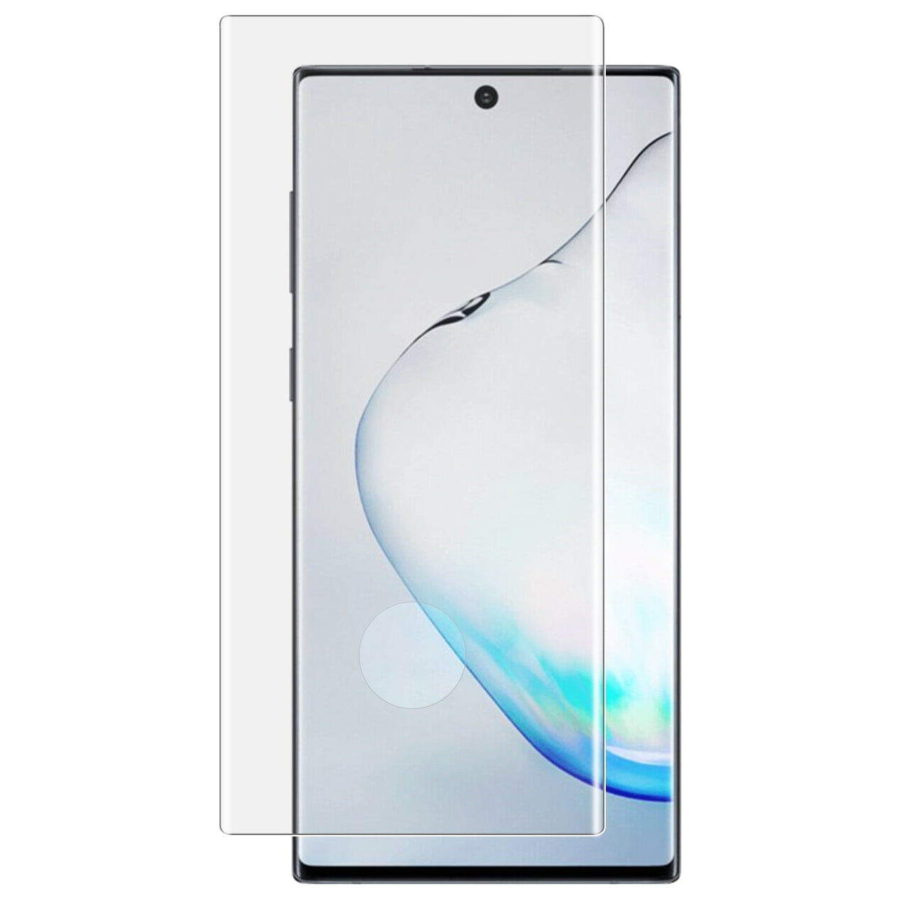 Samsung Galaxy Note 10 Tempered Glass Screen Protector 3D Curved Edgeless 2-Pack Tempered Glass Anti-Scratch, HD Clear [Support Fingerprint Unlocking] LCD Screen Protector for Galaxy Note 10 [6.3"]