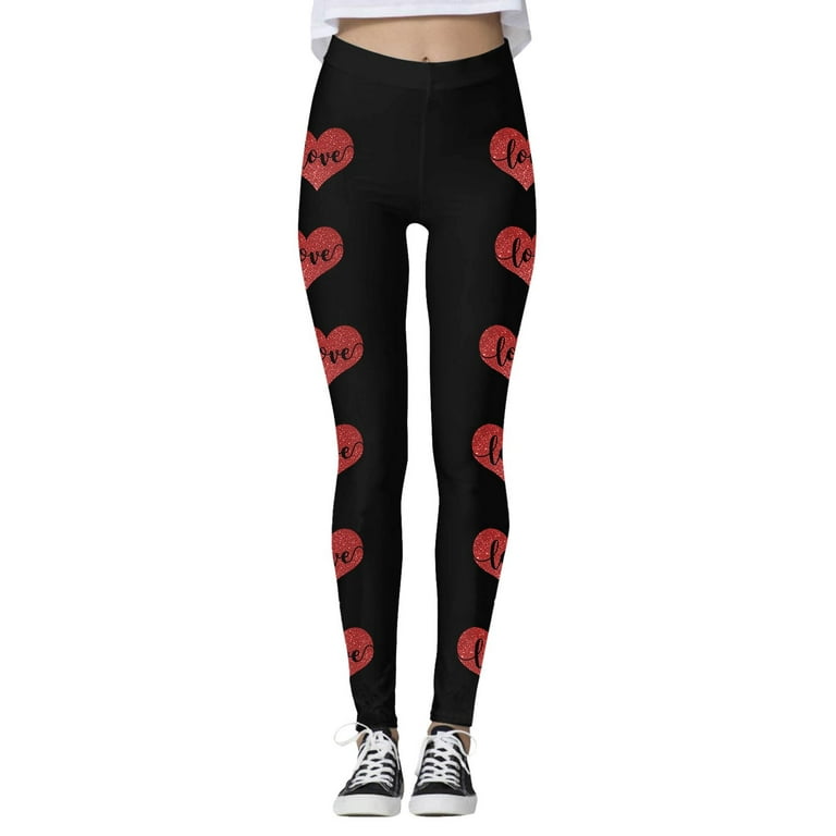 SZXZYGS Flare Leggings Short Girls Ladies' Printed Leggings Yoga Pants