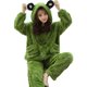 thumbnail image 1 of KAIYANG Conjunto de ropa de dormir de invierno con estampado de rana lindo para mujer, top de manga larga con cintura elástica para dormir en el salón M, 1 of 5