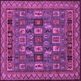 thumbnail image 1 of Ahgly Company Indoor Square Abstract Purple Modern Area Rugs, 6' Square, 1 of 4