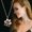 Rose Gold RG, variant on Iumwxz 100 Ianguages I Iove You Projection Necklace Pet Photo Necklace Accessories Gift