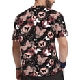 thumbnail image 2 of Wukai Butterflies1 Print Men's Short-Sleeved Mesh T-Shirt,Quick-Dry Short Sleeve Workout T-Shirt-X-Large, 2 of 8